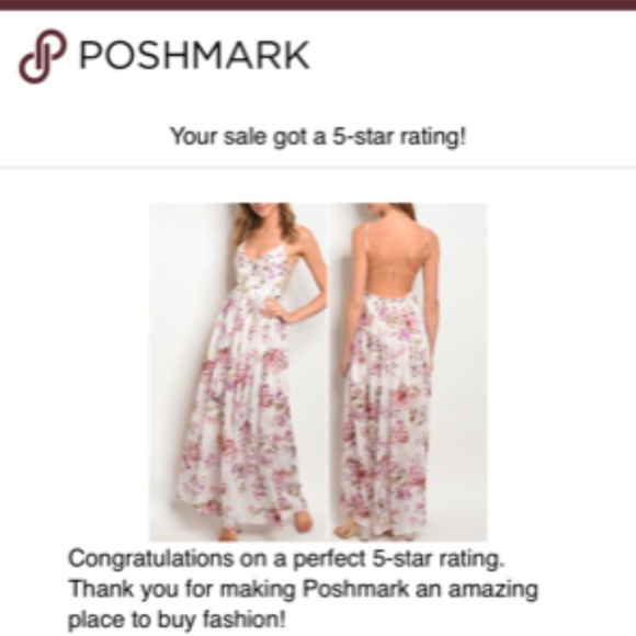 LAST 1! UNIQUE WHITE FLORAL MAXI - Picture 8 of 8